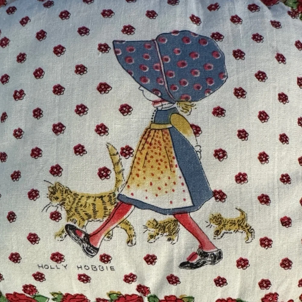 Vintage handcrafted Holly Hobbie tooth fairy pillow